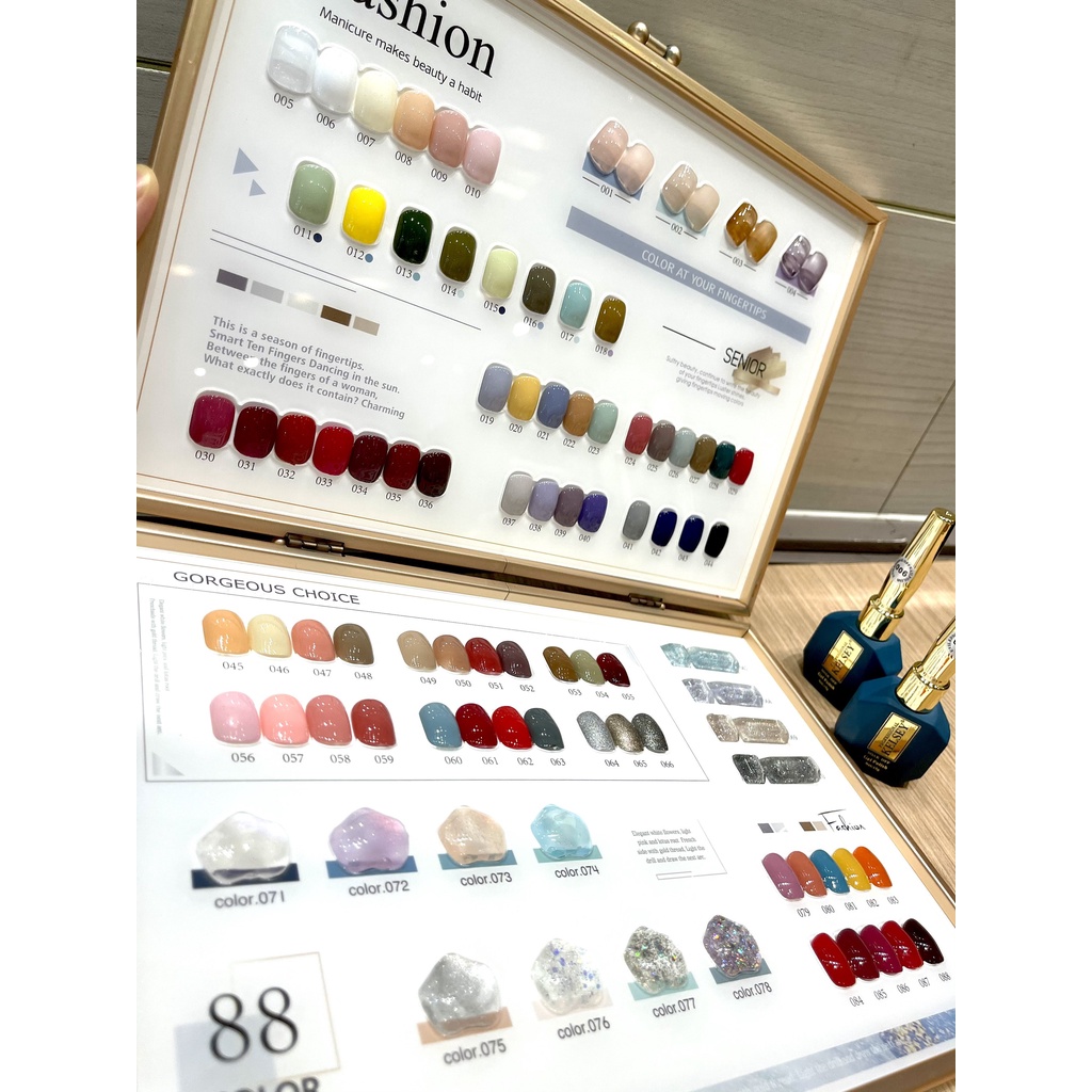 Set sơn gel KELSEY 88 màu Hàn Quốc chính hãng