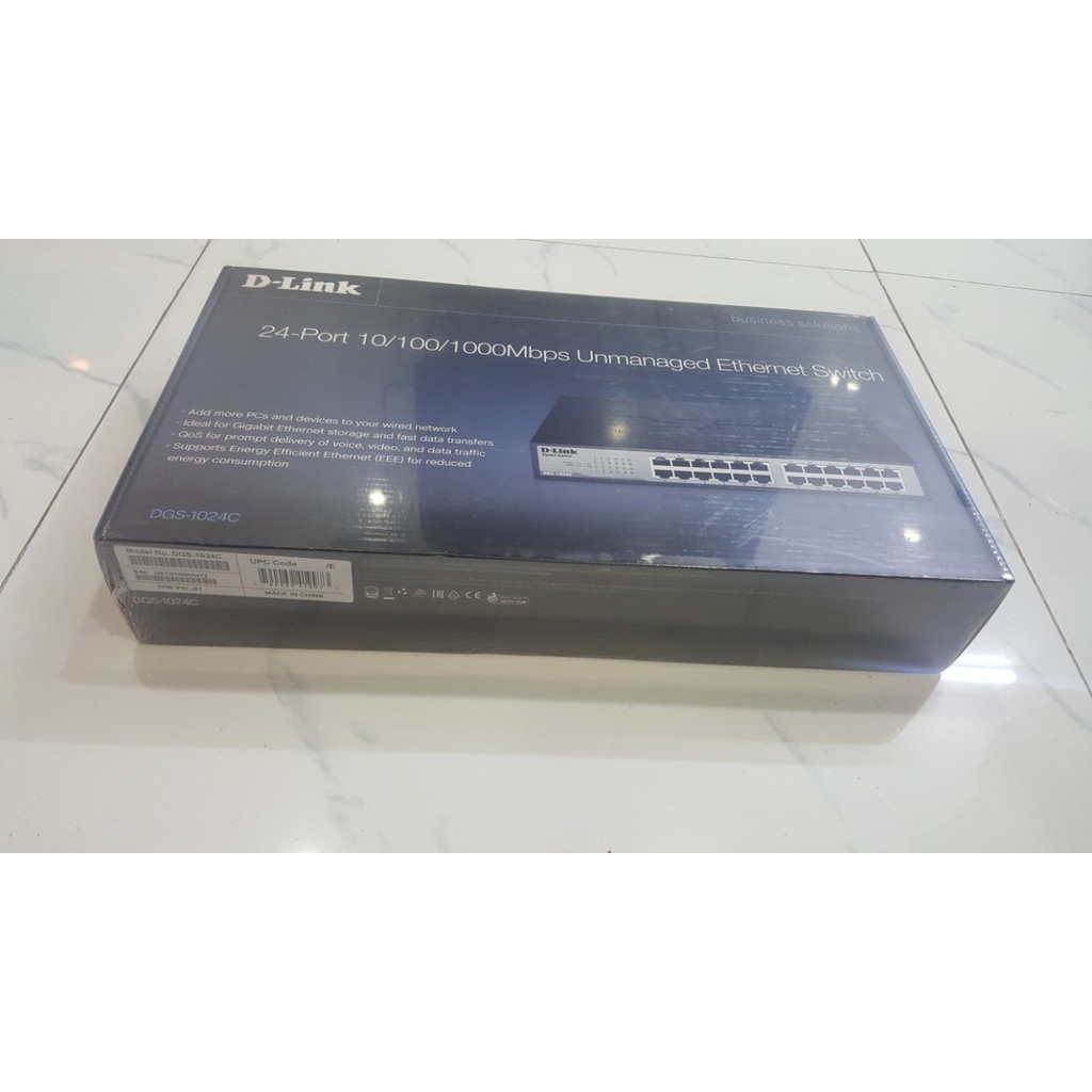 Bộ chia mạng D-link DGS-1024D 24 Port 10/100/1000Mbps Gigabit Rackmount - Hàng Chính Hãng.