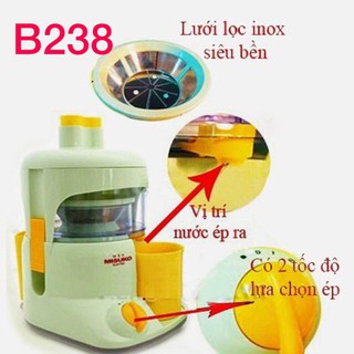 Máy ép trái cây, máy ép hoa quả misuko b238