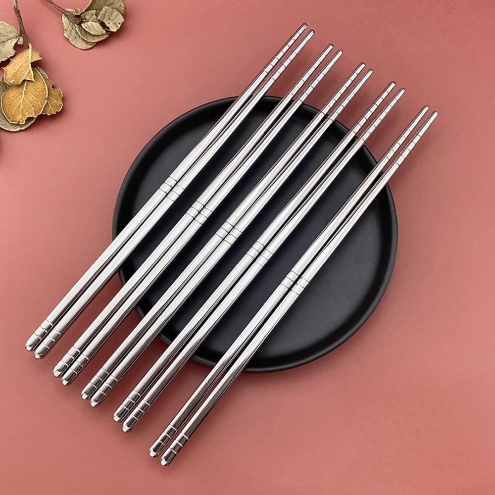 LLOYD Đũa Ăn Sushi Bằng Thép Không Gỉ Nhiều Màu Kèm Hộp Đựng Cho Gia Đình / Khách Sạn
