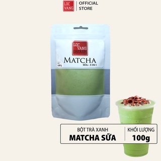 Bột Matcha Sữa Làm Trà Sữa Trân Châu Tự Pha Đường Đen, Trà Thái Xanh Thái Đỏ 100g