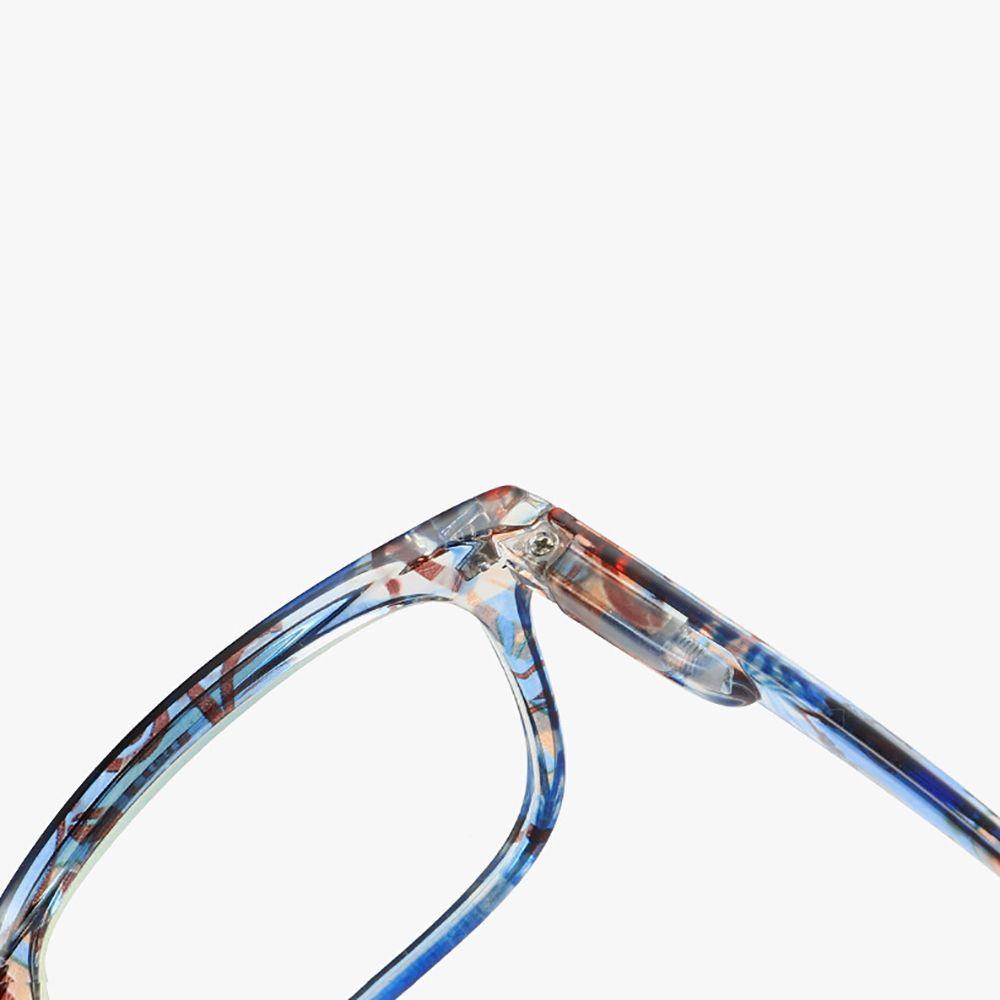 Kính Đọc Sách Gọng Vuông Bằng Nhựa Resin Chống Bức Xạ Ánh Sáng Xanh Thoải Mái Phong Cách Retro Cho Nữ