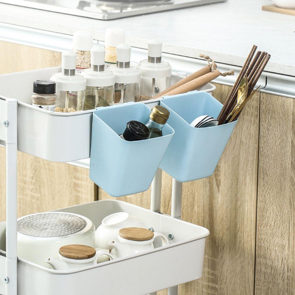 Giỏ Treo Bằng Nhựa Kích Thước Nhỏ Đựng Trang Sức / Mỹ Phẩm / Văn Phòng Phẩm Sắp Xếp Gọn Gàng Cho Nhà