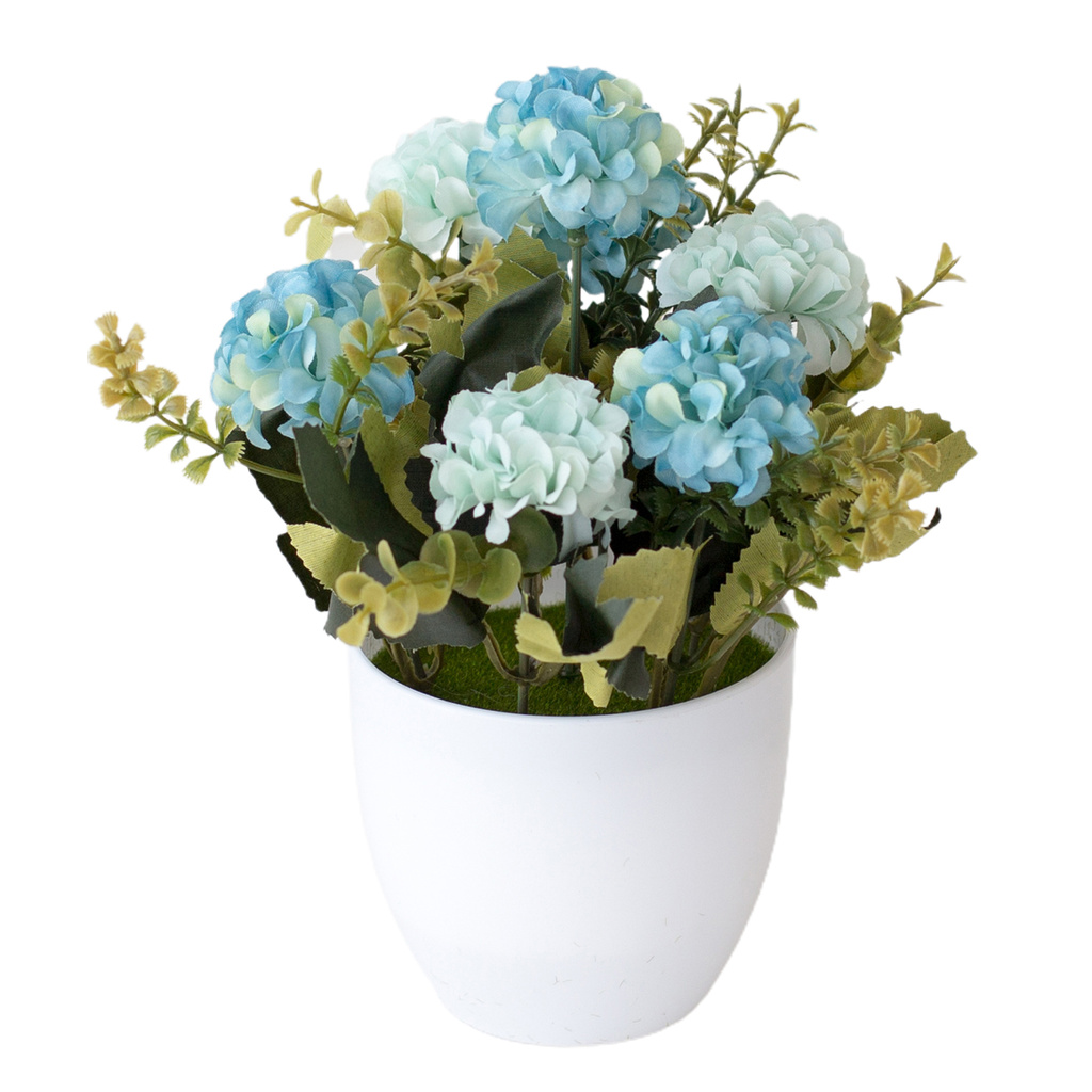 Chậu hoa giả bằng nhựa để bàn trang trí