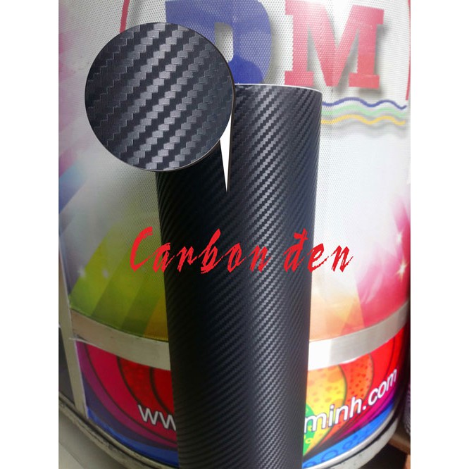 Decal Carbon Đen Cao Cấp ( 30cm )