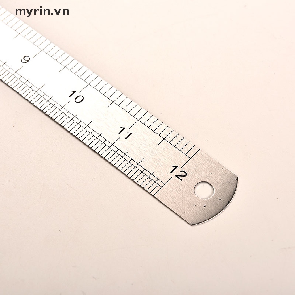 Thước Đo Hai Mặt Bằng Thép Không Gỉ 30cm 3CC