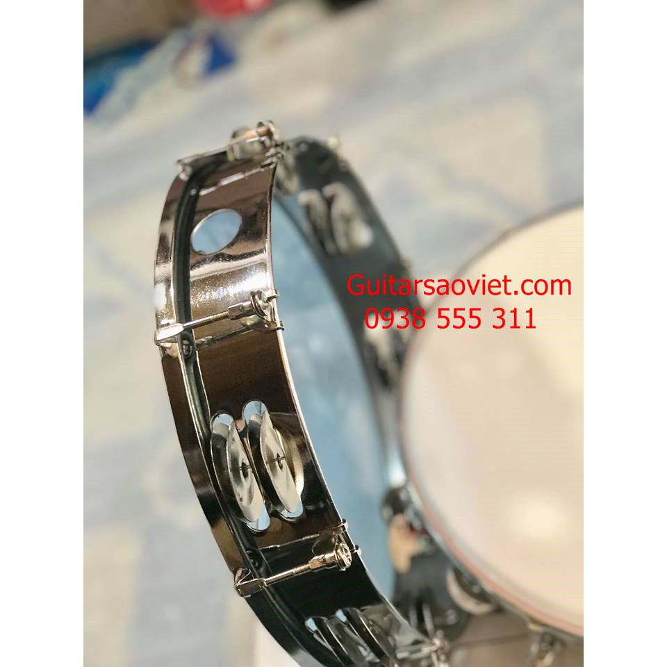 Trống lắc tay - Lục lạc gõ bo Tambourine Inox Yamaha SV-450T