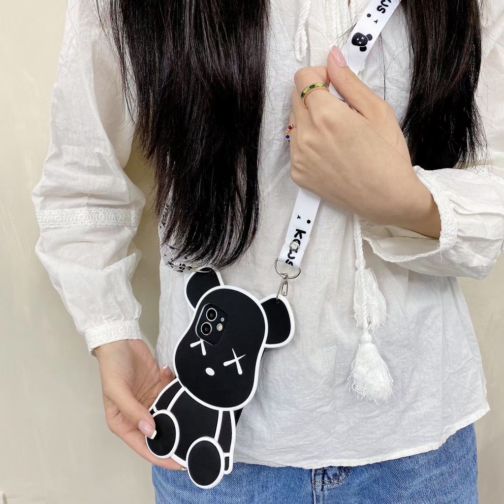 Ốp Điện Thoại Hình Gấu 3D Cho iPhone 14 Pro Max 14 + 13 Pro Max 13 Mini 12 Mini 12 Pro Max 11 Pro Max Xs Max XR 7 + 8 + SE 2020