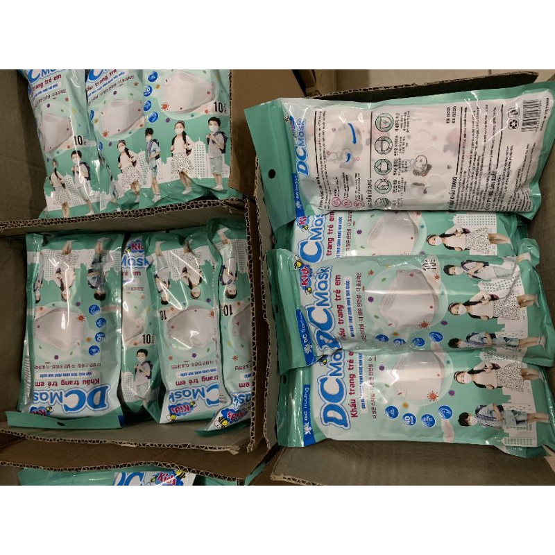 Khẩu trang 4D KF94 DC cho bé ( thùng 600c )