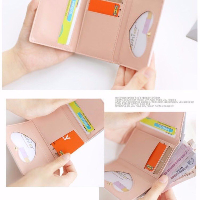 Ví Nữ Mini Nhỏ Xinh chữ nhật Voi con LOVE YOU SO MUCH 404 Dễ Thương - Hata24h