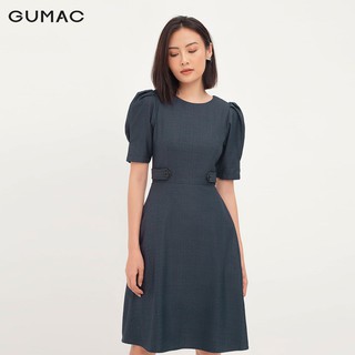 Đầm ôm nữ phối bản eo GUMAC DA1234