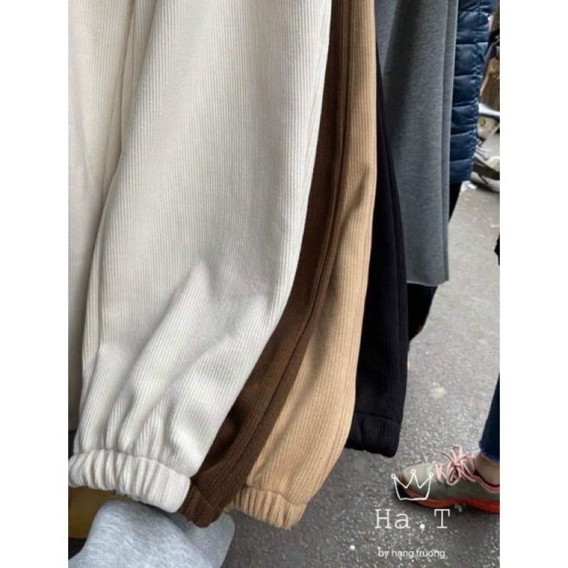 Quần Bầu Len Nhung bo gấu mùa đông loại 1 (450g) dày dặn giữ ấm mùa đông cho mẹ bầu