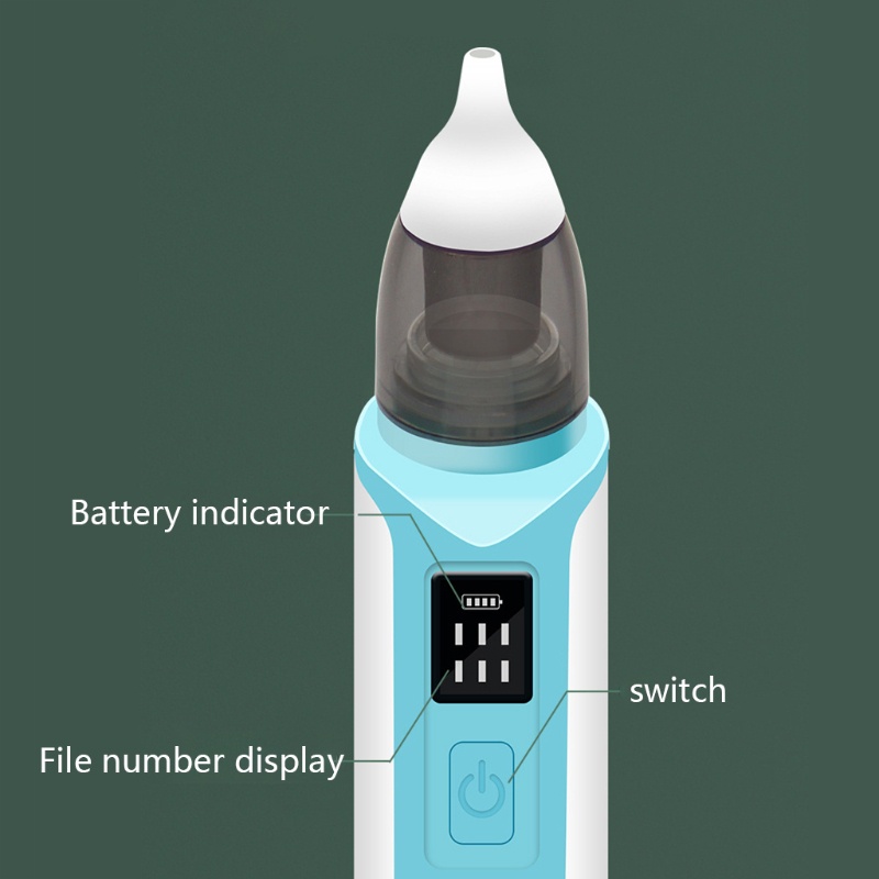 Máy Hút Mũi Bằng Silicone An Toàn Sạc USB Cho Trẻ Sơ Sinh