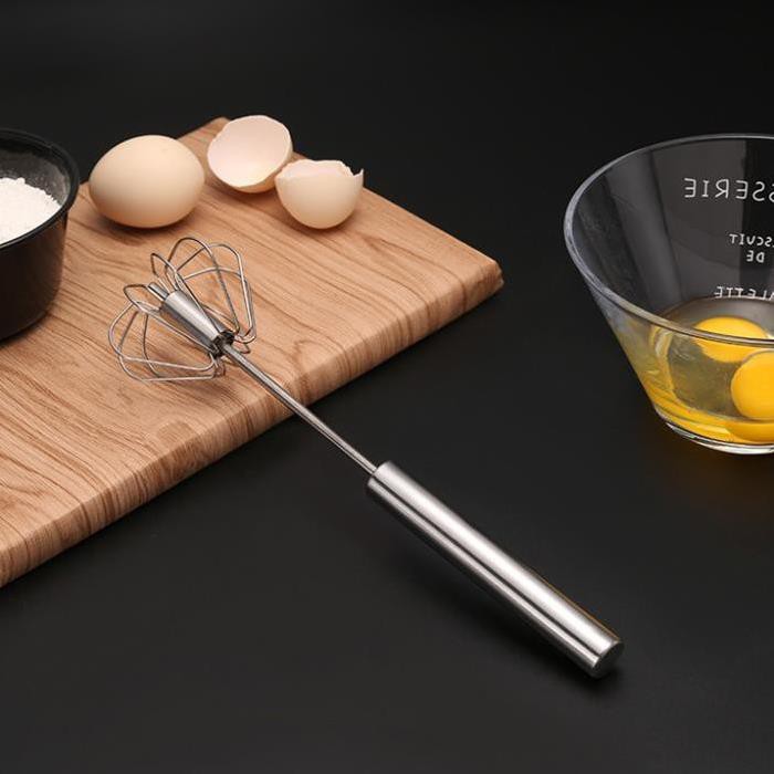 Cây đánh trứng La'Home tự xoay thông minh chất liệu inox bền đẹp