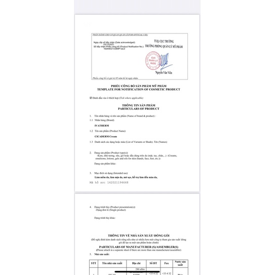 KEM DƯỠNG ẨM, PHỤC HỒI DA VÀ NGĂN NGỪA HÌNH THÀNH SẸO IVATHERM CICADERM