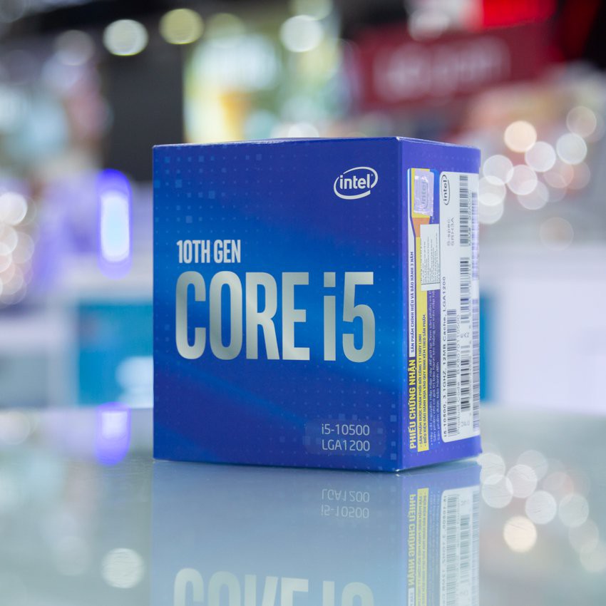 CPU Intel Core i5 10500 (3.1GHz turbo up to 4.5GHz, 6 nhân 12 luồng, 12MB Cache, 65W) | BigBuy360 - bigbuy360.vn
