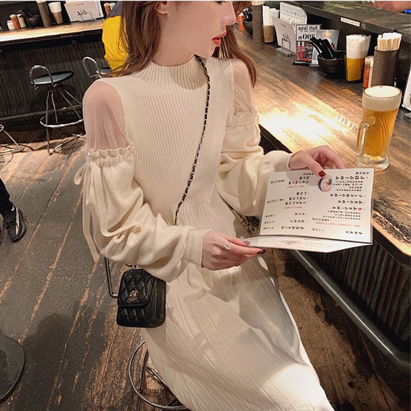 ĐẦM DÁNG SUÔNG TAY DÀI HOT HIT