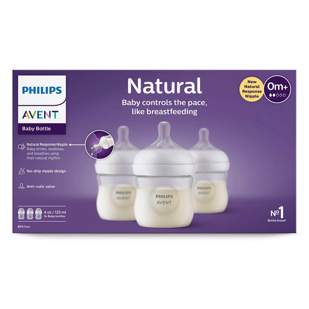 Bình sữa Avent Natural 125ml set 3