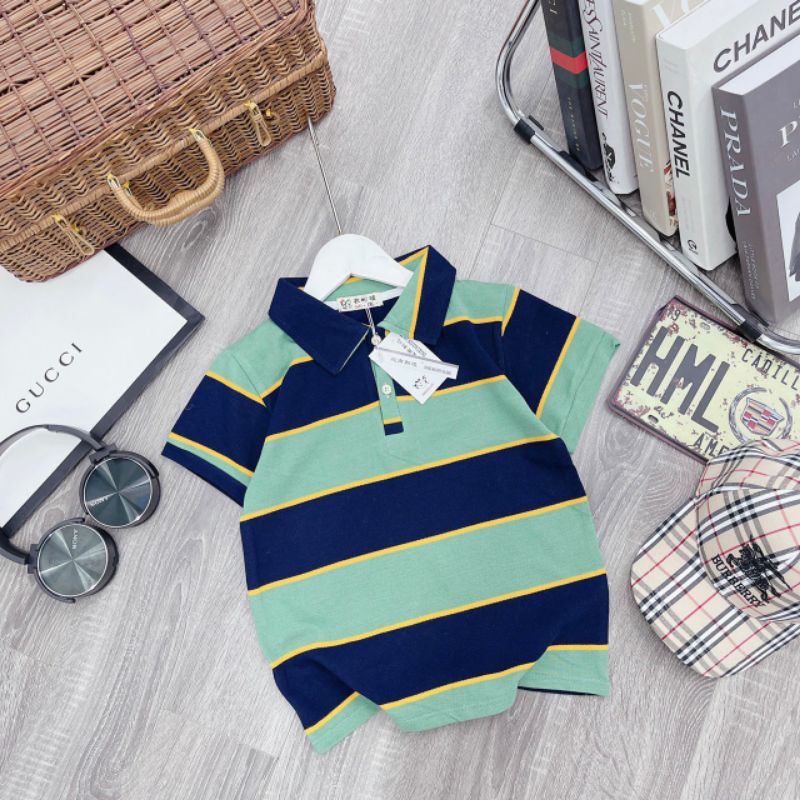 Thanh lý áo cổ bẻ bé trai 24.42kg thanh lí