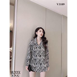 Áo sơ mi hoạ tiết