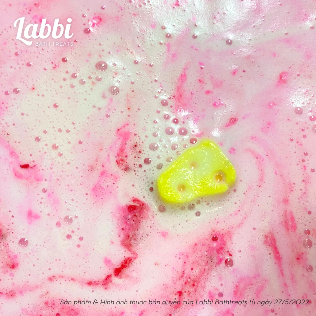 BERRY CHEESE [Labbi] Bath bomb / Viên sủi bồn tắm / Bom tắm