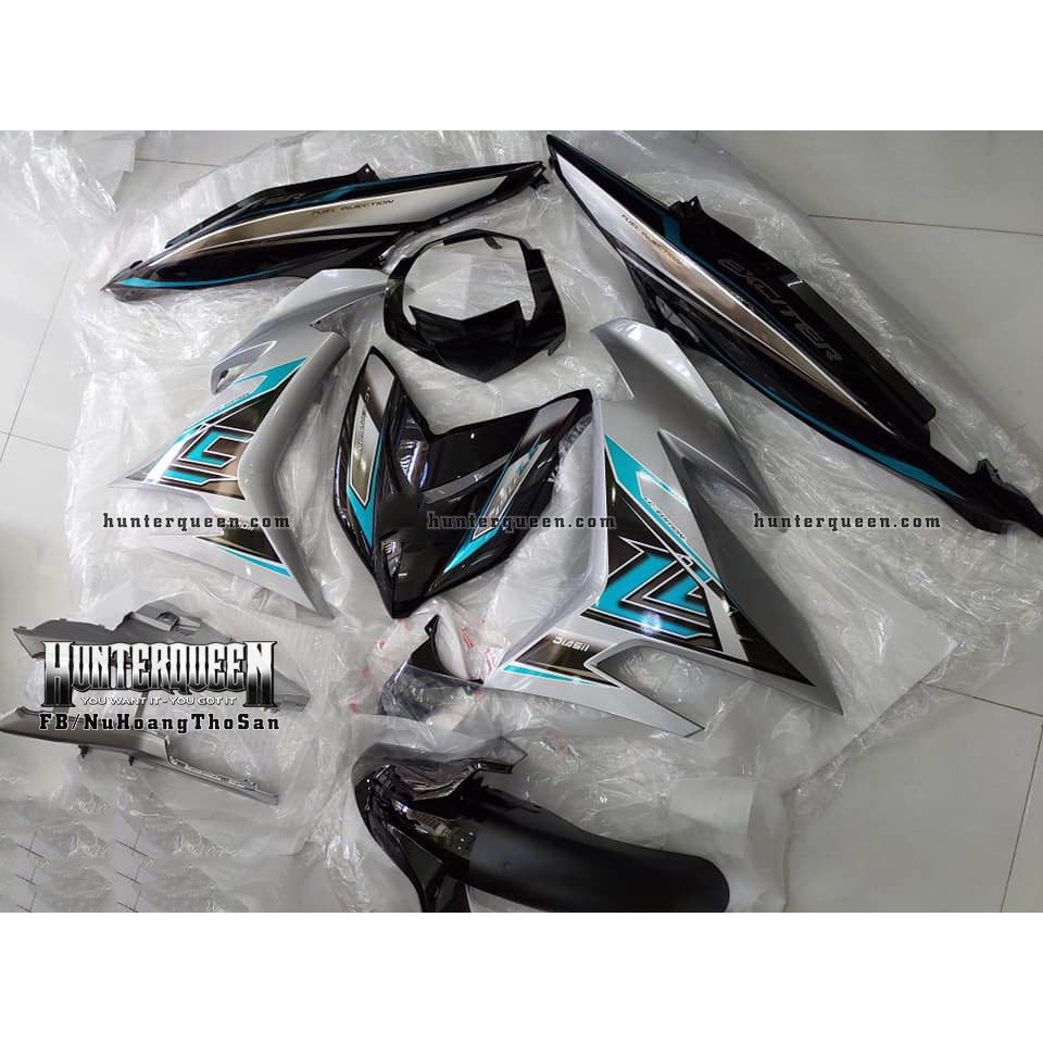 Tem Exciter 150. Tem LC, xe đen bạc. Chỉnh sửa theo yêu cầu. Sắc nét, bền màu, chống nước