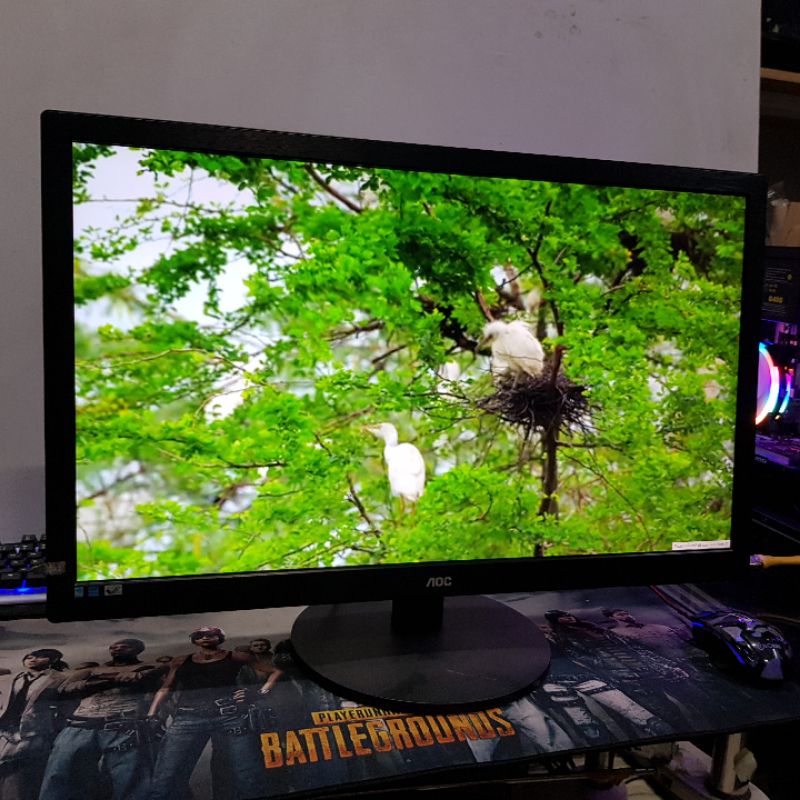 MÀN HÌNH MÁY TÍNH LCD 24'' AOC E2470 LED, FULL HD, HDMI, CÓ ĐỦ HỘP BOX