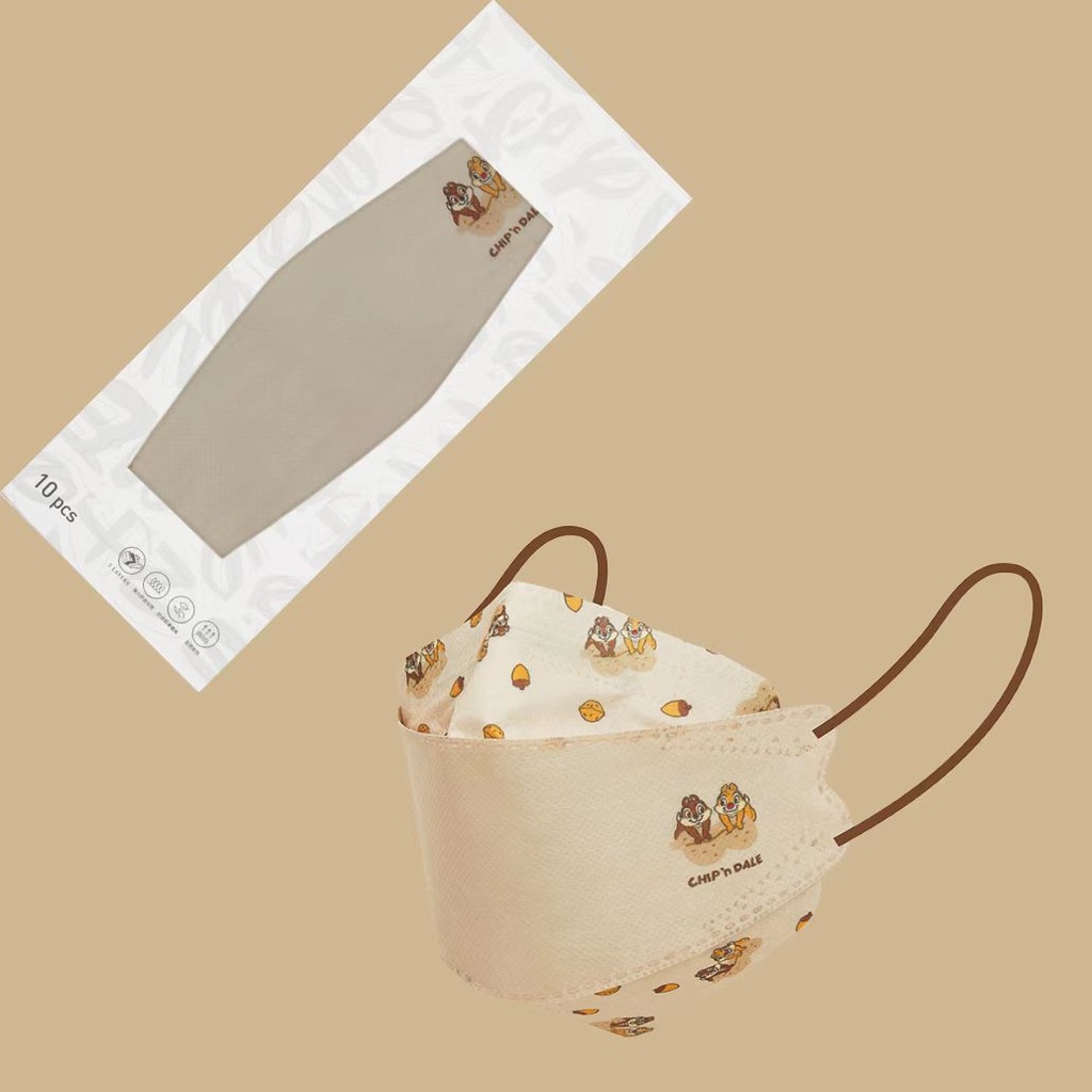 Set 50 Khẩu Trang KF94 4 Lớp Họa Tiết Hoạt Hình Dễ Thương Dành Cho Trẻ Em Và Người Lớn