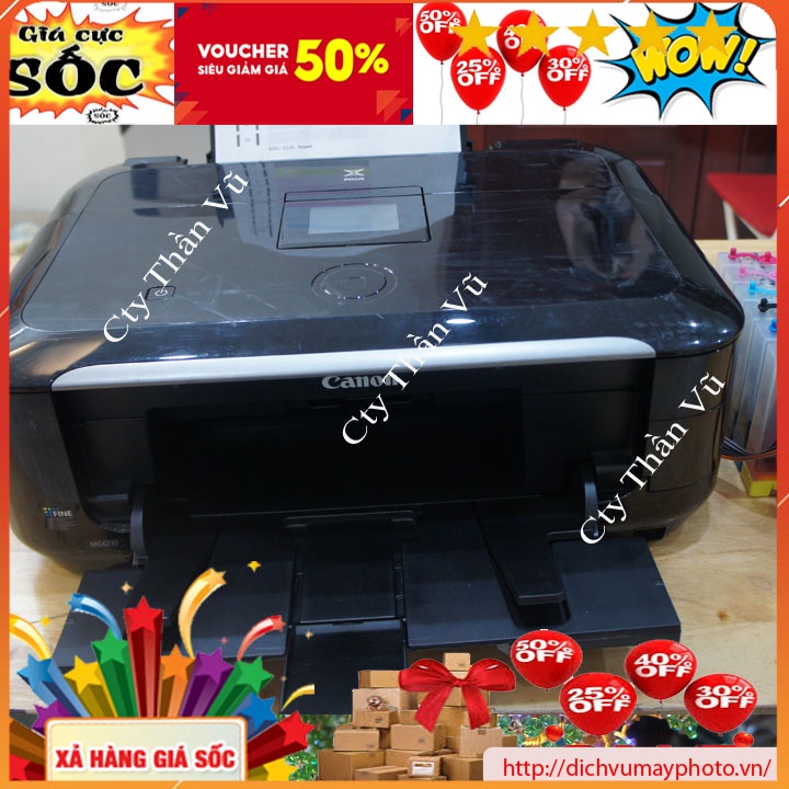 Máy in màu Canon MG 6120 6230 cũ hàng nội địa Nhật có in đảo mặt in màu chất lượng có bảo hành INECO