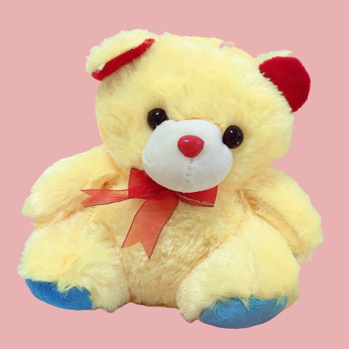 Gấu Bông Teddy Baby Đính Nơ Cổ Dễ Thương Cho Bé Size 25 cm