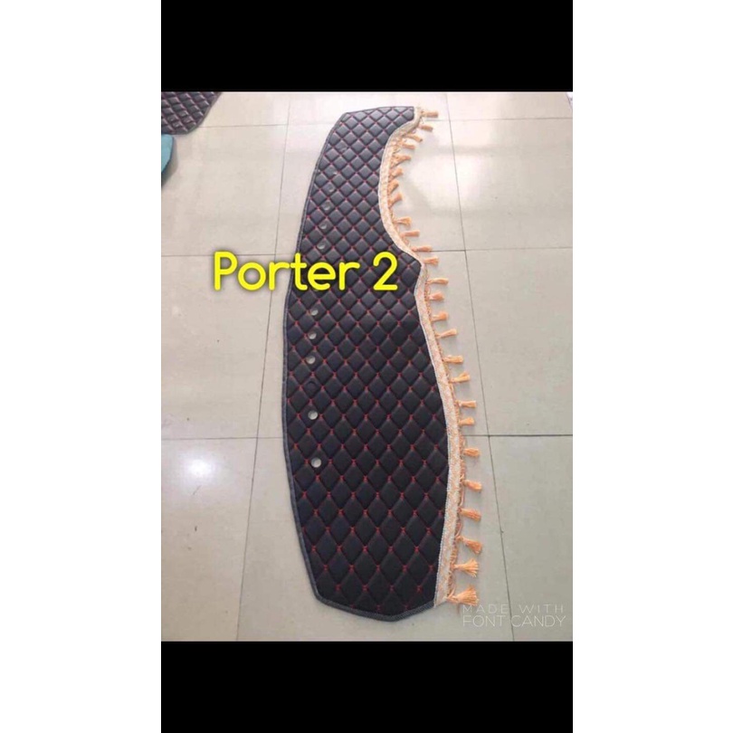 Thảm táp lô xe tải K200, K250,HUYNDAI H100, PORTTER 2,KIA BONGGO 3 chất liệu VÂN DA 5D CAO CẤP