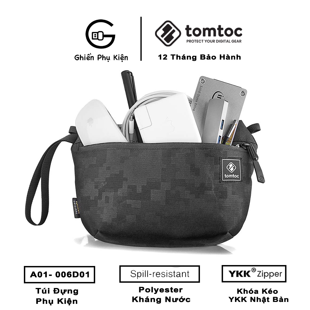 Túi Đeo Bao Tử TOMTOC BASIC ACCESSORY UNISEX A01006D01 Hàng Chính Hãng