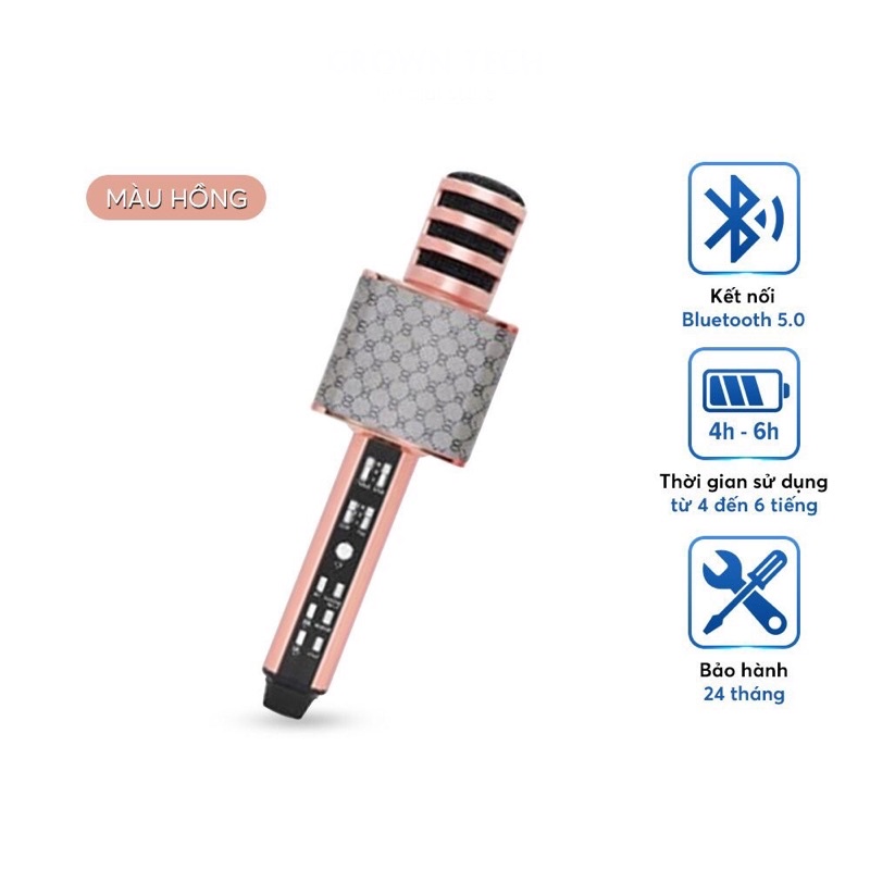 [LOẠI CAO CẤP] Micro Karaoke SD18 Không Dây Kết Nối Bluetooth Hát Siêu Hay 2906linh