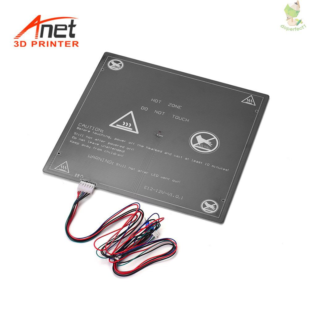 1 Bàn Nhiệt Anet 12v 300x300 X 3mm Cho Máy In 3d Anet