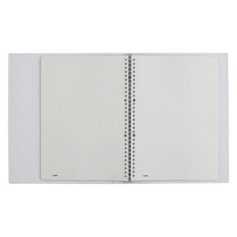 Sổ Dot Grid/ Caro file nhựa kẹp còng klong A4/ B5 - 40 tờ ; MS: 545 /555