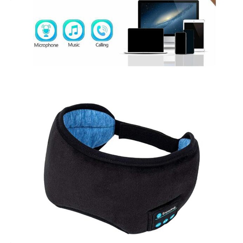 Mặt Nạ Che Mắt Ngủ Bluetooth 5.0 Không Dây Phát Nhạc Tai Nghe Nhạc Khi Đi Du Lịch