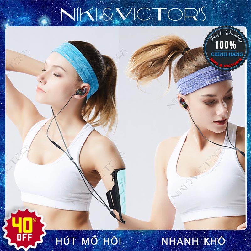 Băng Đô Thể Thao Headband Cotton Chặn Mồ Hôi Tập Yoga Gym Băng Trán Thấm Mồ Hôi Mát Lạnh Cao Cấp