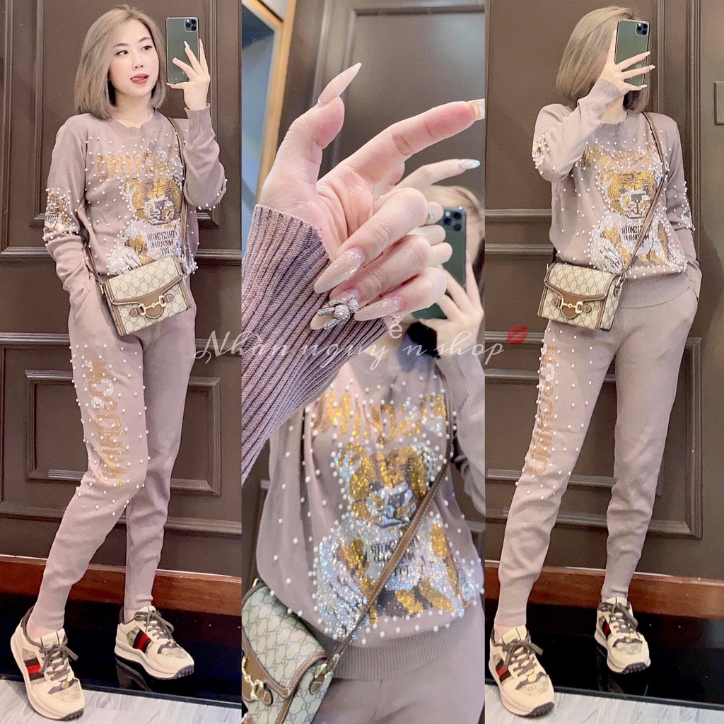 Bộ Len Đính Đá