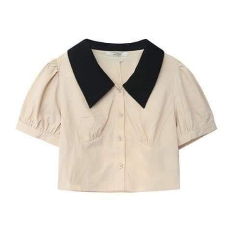Áo sơ mi croptop nữ