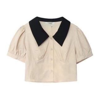 Áo sơ mi croptop nữ