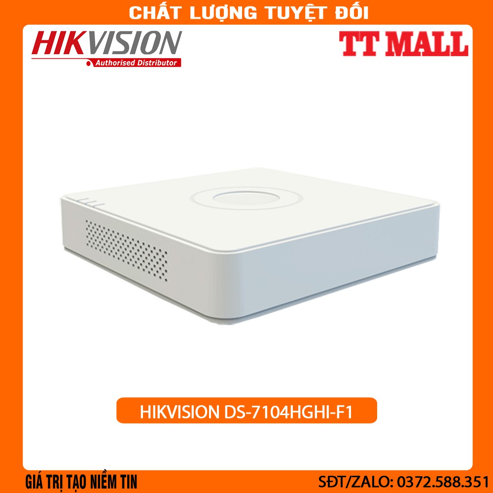 Đầu ghi Camera HIKVISION DS-7104HGHI-F1 4 kênh | WebRaoVat - webraovat.net.vn