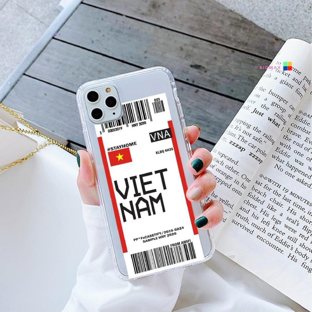 Ốp Lưng iphone - Ốp iphone Ticket Vn Win Trơn /6/6s/6plus/6s plus/7/8/7plus/8plus/x/xs/xs max/11/11pro max/12/12promax