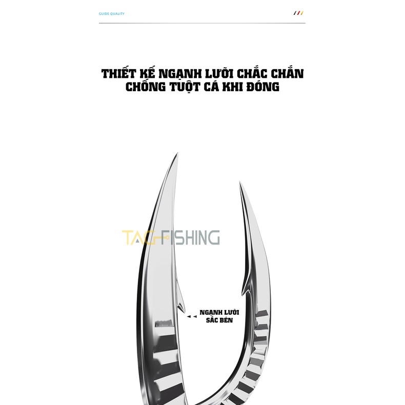 Lưỡi Câu Guide Săn Hàng Cao Cấp – Vẩy Rồng