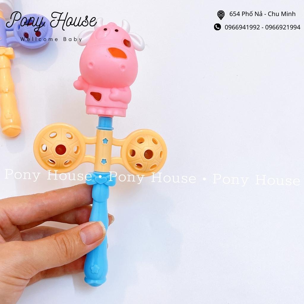 Xúc Xắc Lục Lạc Đồ Chơi Cho Bé Tập Cầm, Nắn Tiếng kêu Vui Nhộn