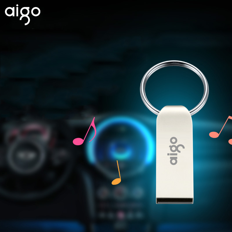 Đầu USB mini Aigo U268 dung lượng 8G bằng kim loại chống thấm nước tiện dụng