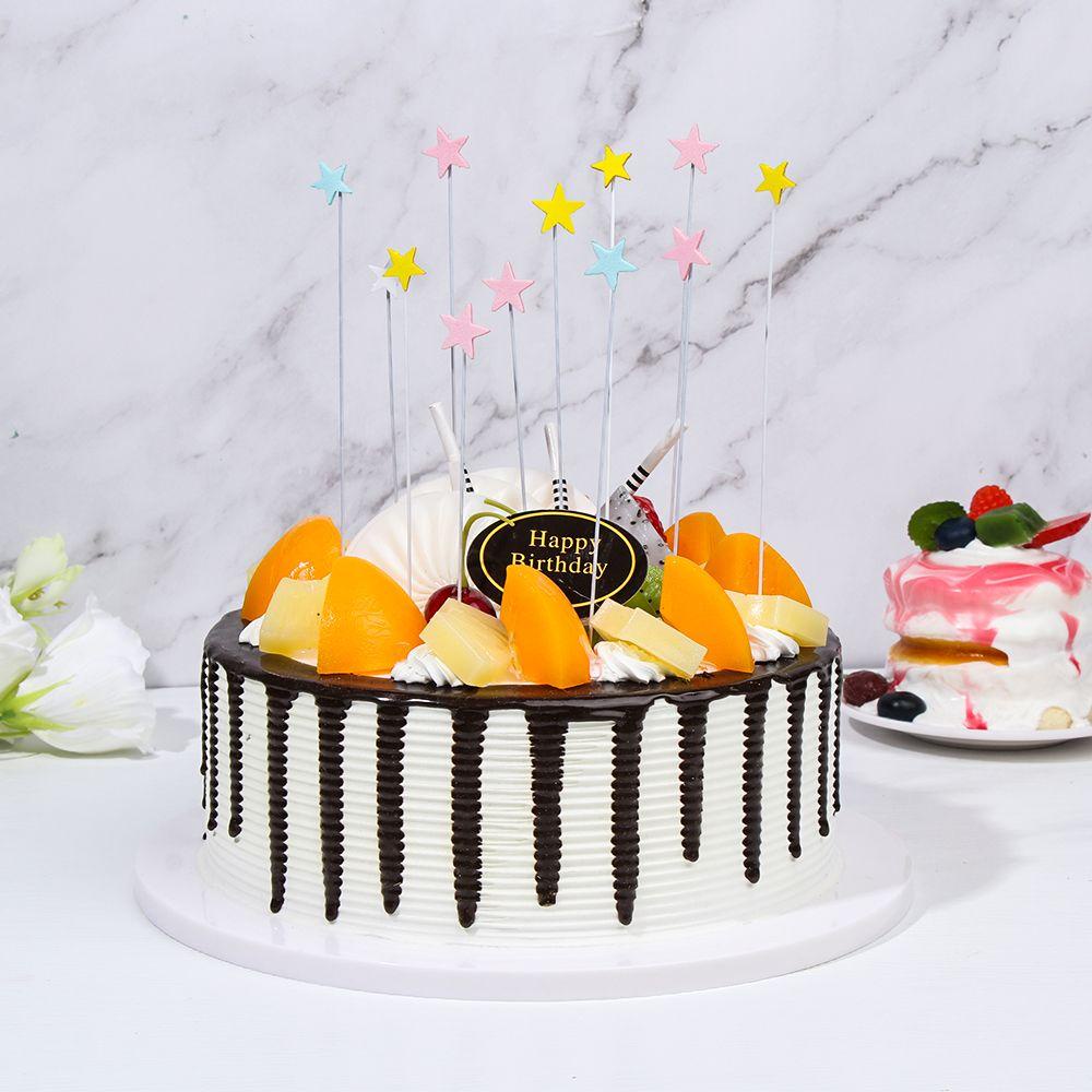 ESPO Que Cắm Trang Trí Bánh Kem Hình Ngôi Sao Chữ Happy Birthday