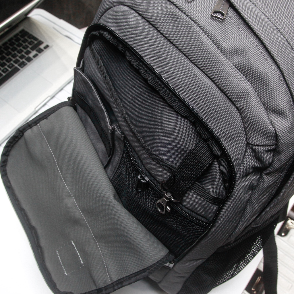 Balo laptop thời trang Carhartt Foundry Grey đựng vừa Laptop 15.6 kiểu dáng mới hiện đại - Balocenter