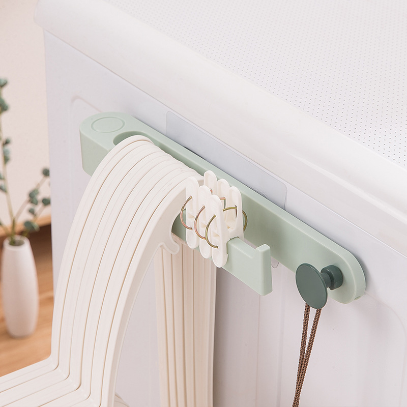 Hanger storage racks for household use without perforated hangers support balcony hangers.