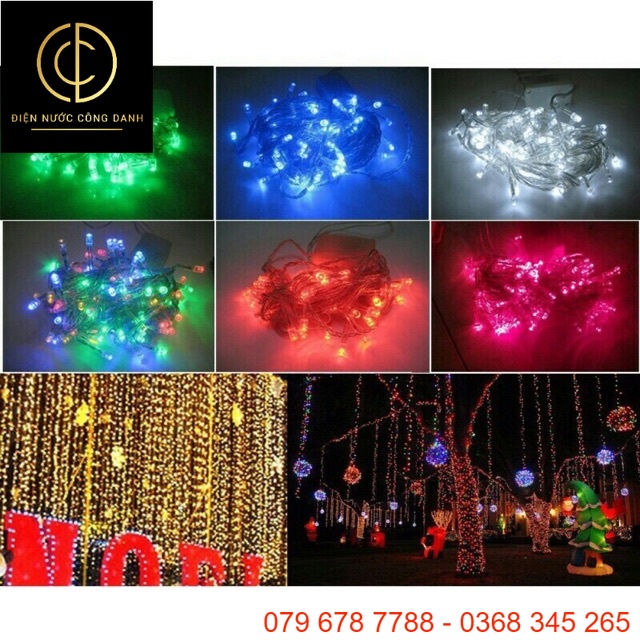 Dây đèn led chớp nháy Đủ màu