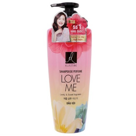 Dầu Gội Nước Hoa Elastine Double rich - LOVE ME 600ml